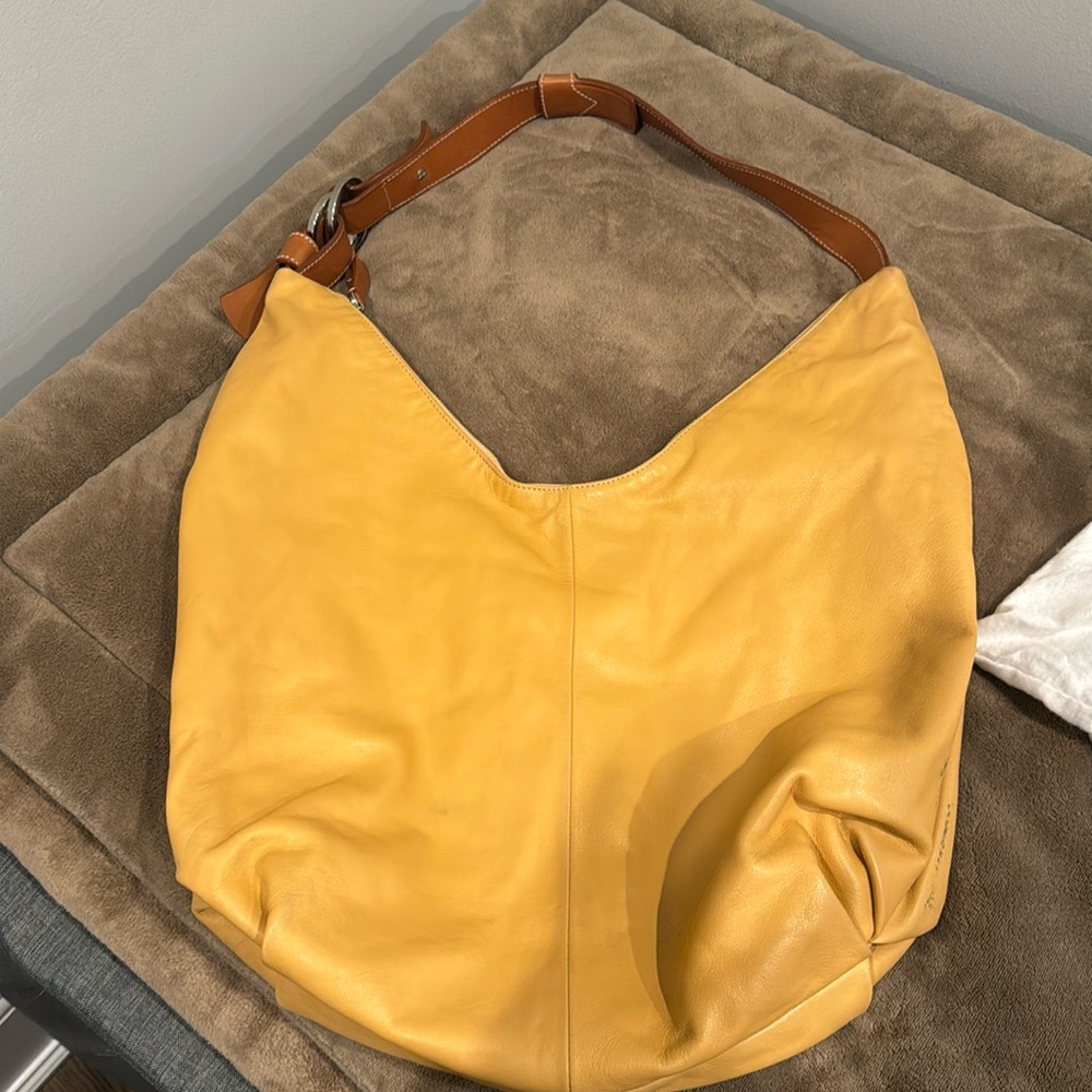 Francesco Biasia leather hobo bag.